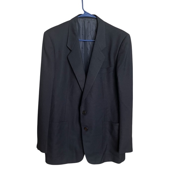 Gucci VTG Men’s Wool/Mohair Navy Blazer SZ 52R Classic Preppy Quiet Luxury Chic - Picture 1 of 12